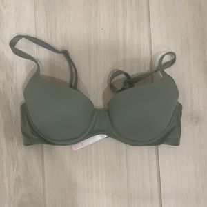 PINK army green wear everywhere bra